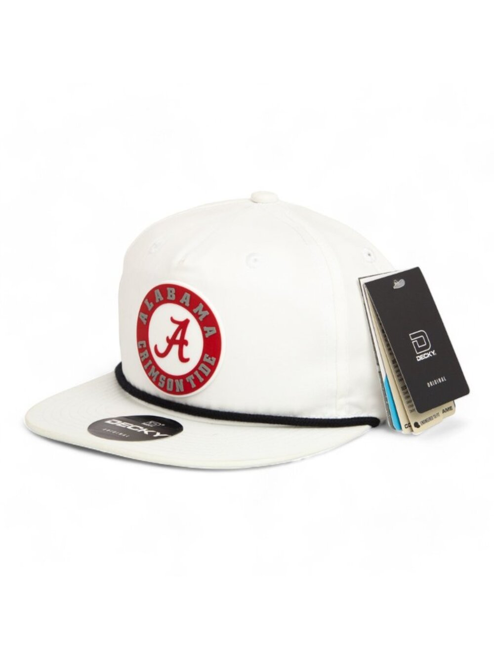 Alabama Crimson Tide 3D Classic Rope Hat- White/ Black